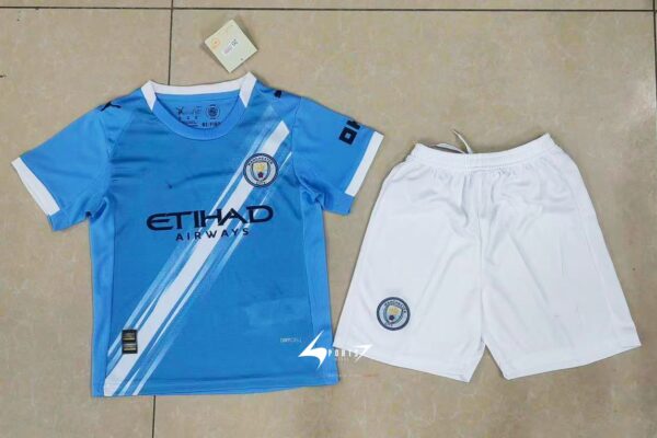 Manchester City Home 25/26 Kids Edition