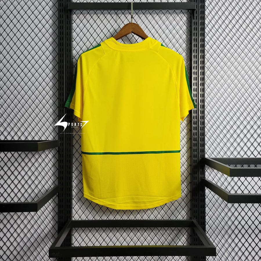 Brazil 2002 World cup Home Retro Jersey - Image 4