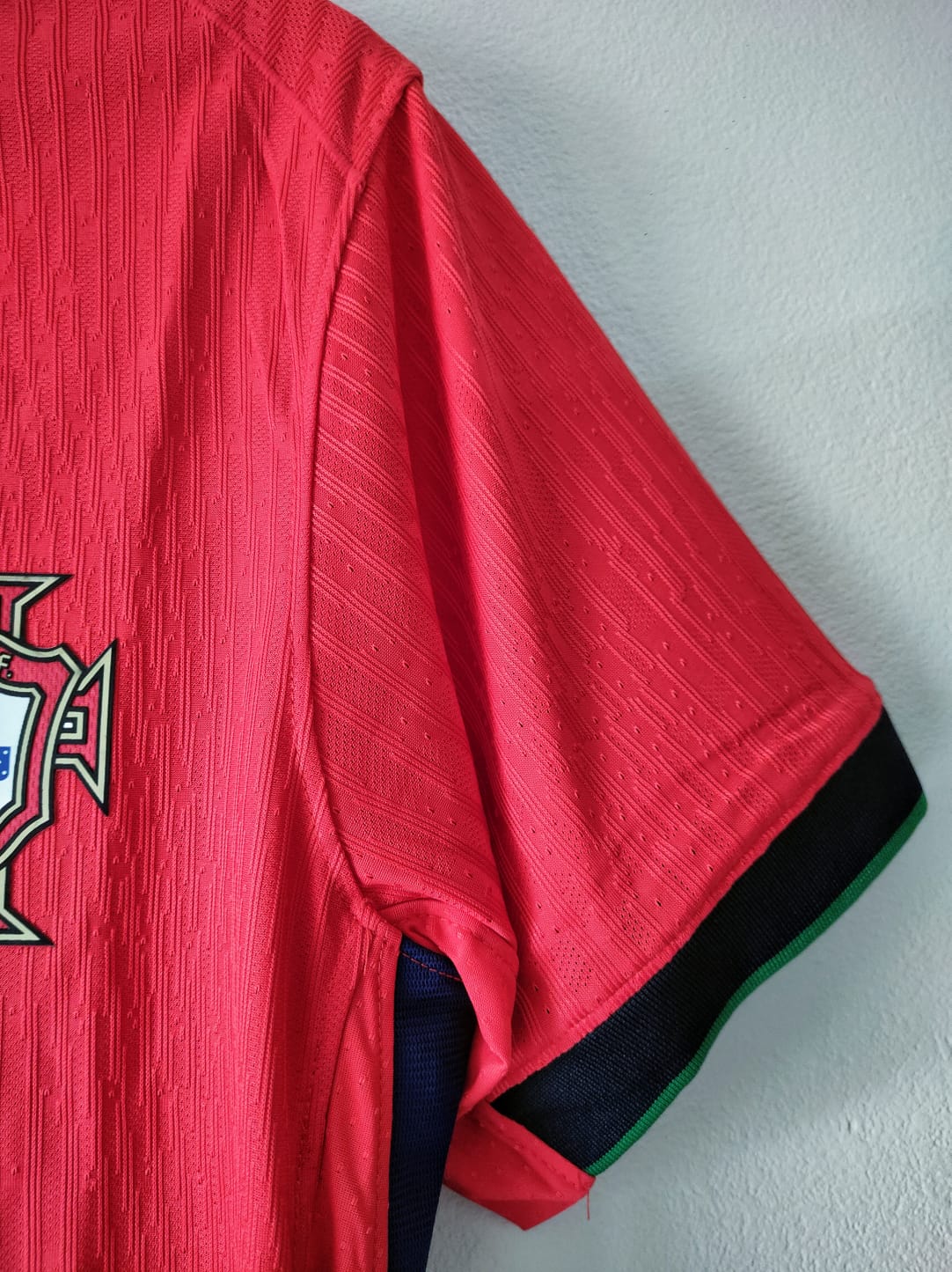 Portugal 2024 Euro Home Player Jersey - Image 3