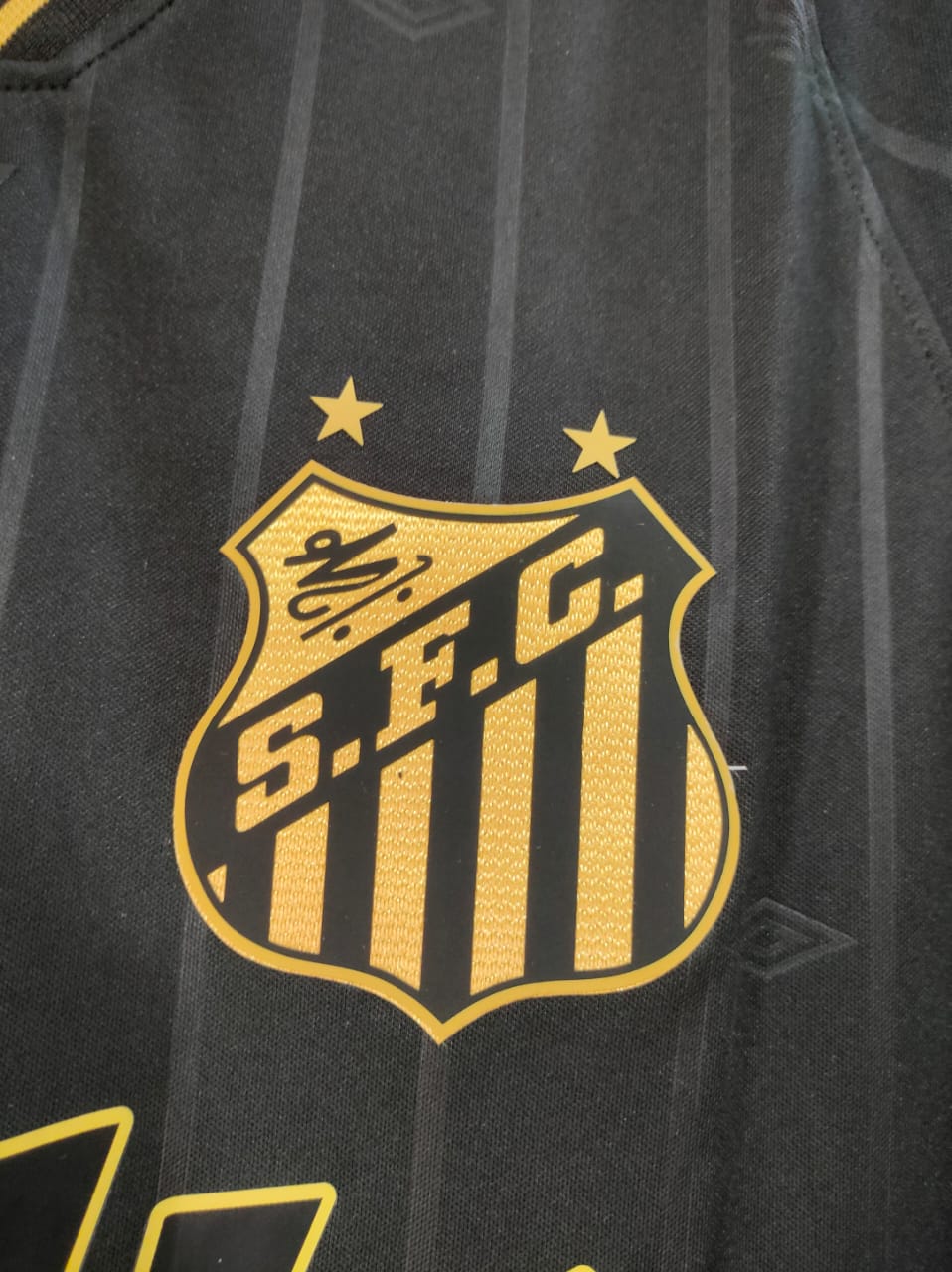 Santos Black Player Jersey - Image 2