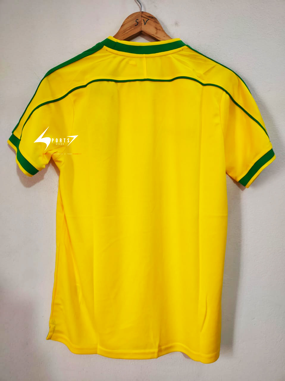 Brazil 1998 World cup Home Retro Jersey - Image 4