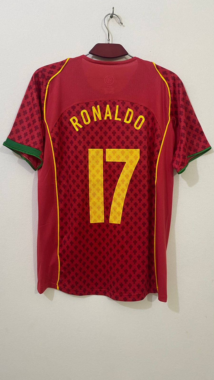 Portugal 2004 Euro Home Retro Jersey - Image 4
