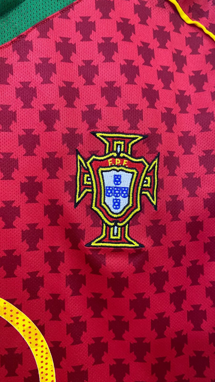 Portugal 2004 Euro Home Retro Jersey - Image 3