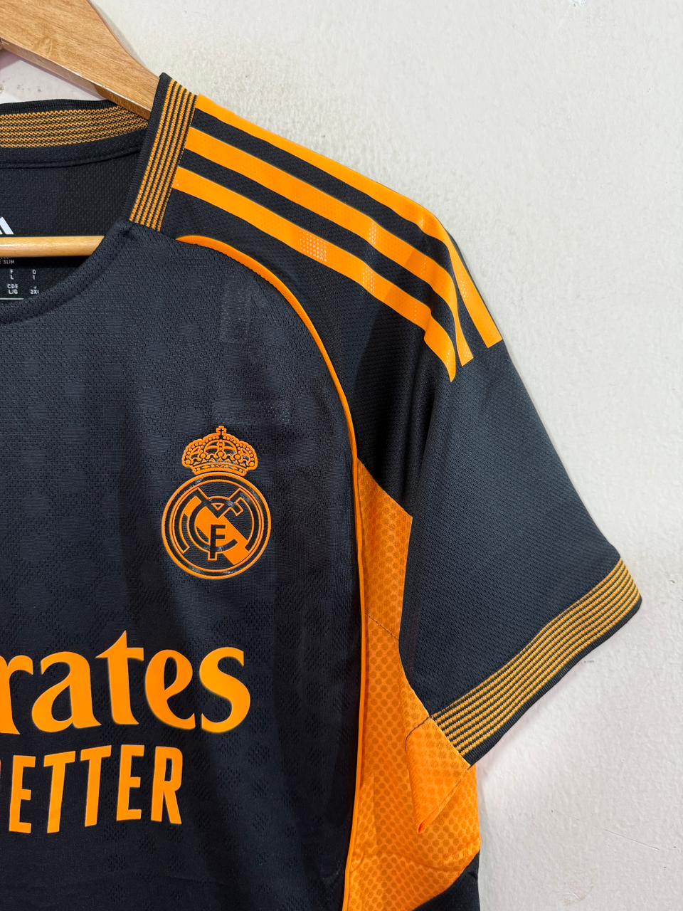 Real Madrid Black Yellow Concept Player Jersey - Image 2
