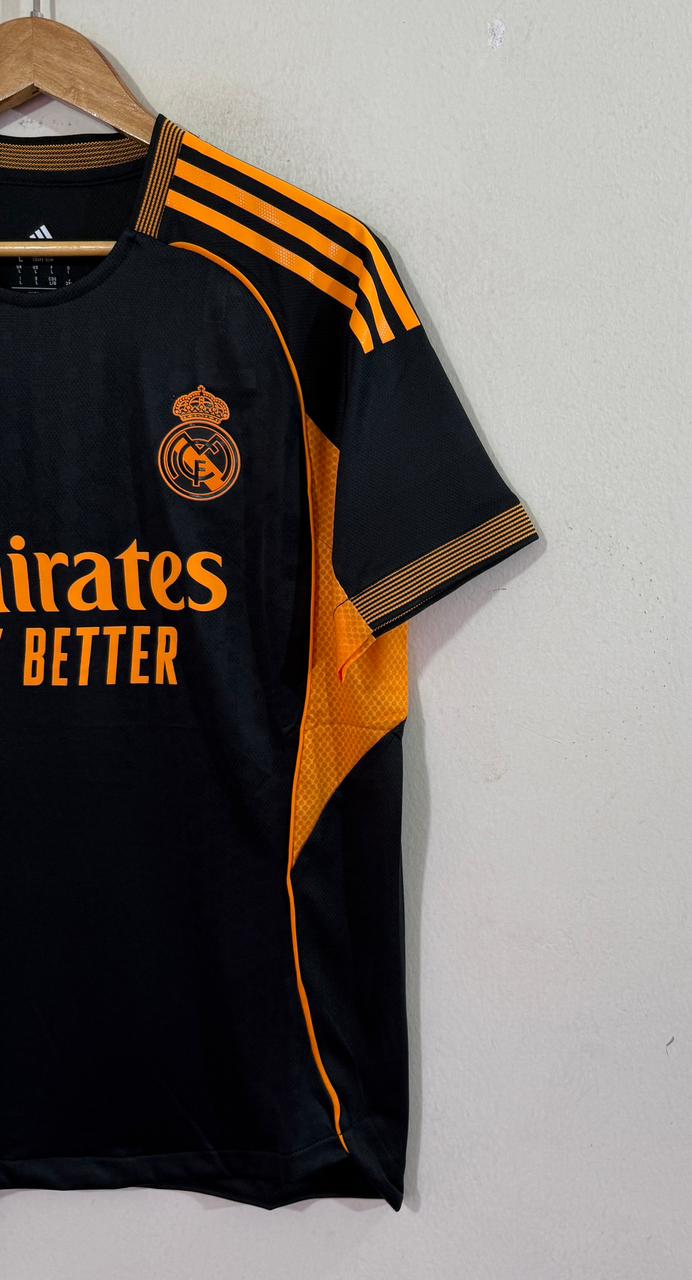 Real Madrid Black Yellow Concept Player Jersey - Image 3