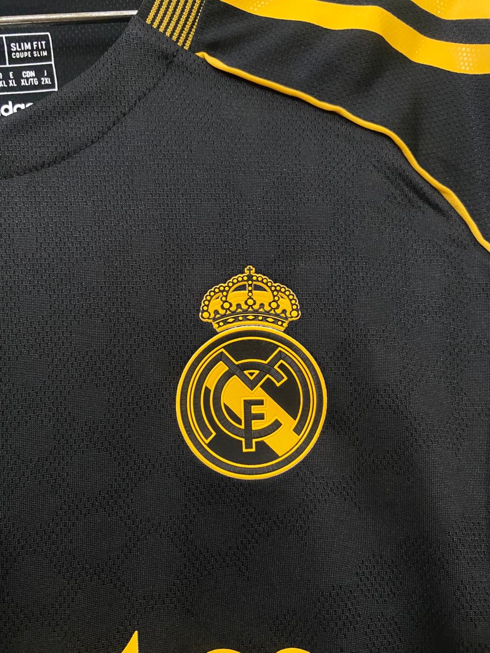 Real Madrid Black Yellow Concept Player Jersey - Image 4